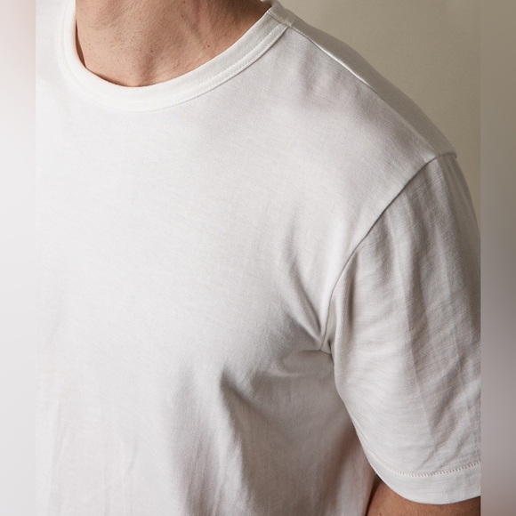 Merz B. Schwanen 214 Loopwheeled White T-Shirt - Picture 5 of 10